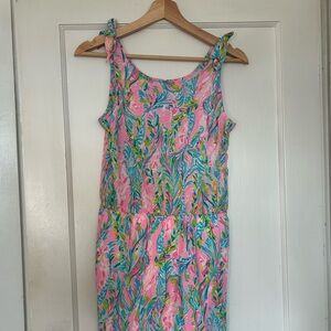 NWT Lilly Pulitzer Sundari Romper “Unicorn of the Sea”